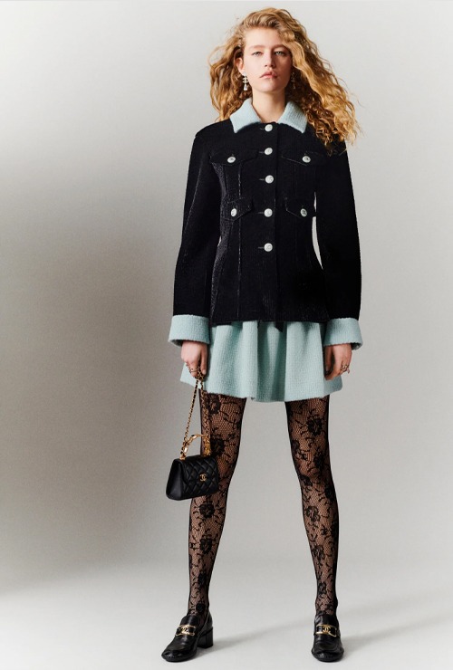 ch st. corduroy &amp; tweed jacket &amp; skirt set